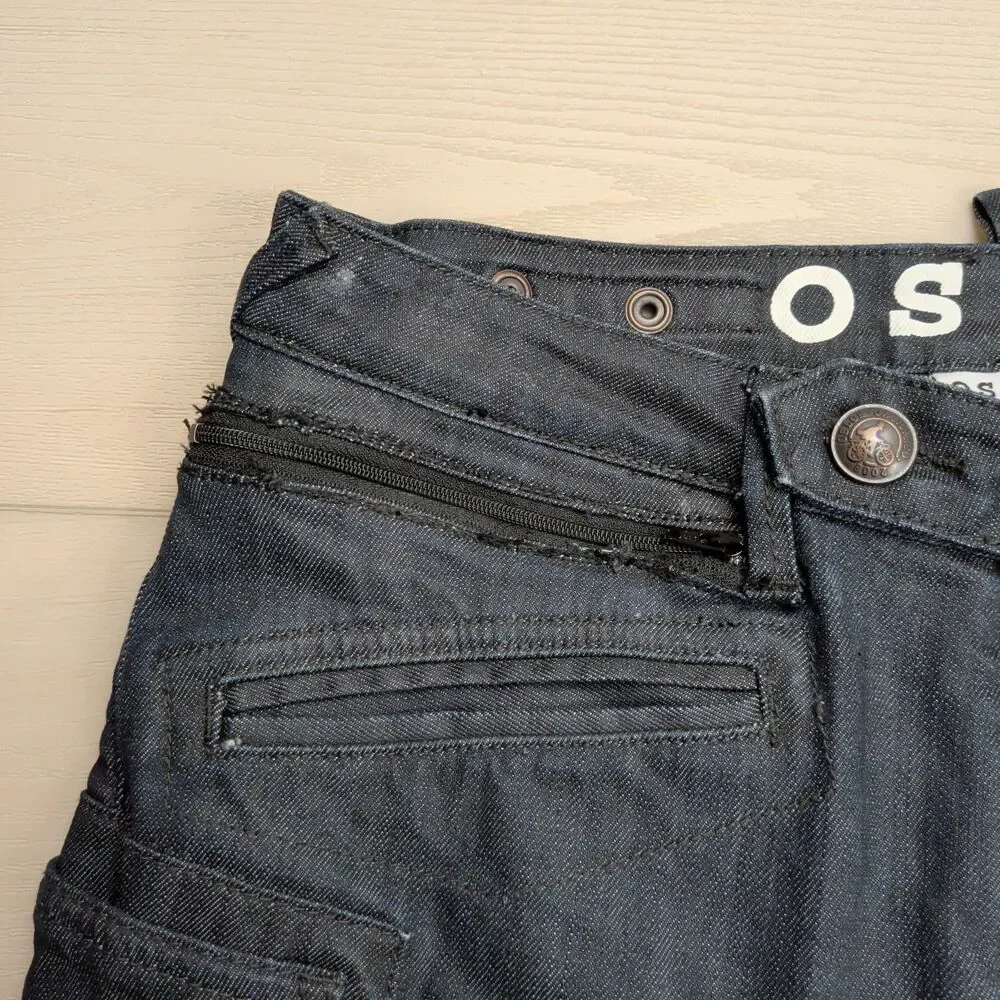 Osloh Jeans Mens 30x27 Blue Lane Trouser No 9 Pants Straight Cycling Biking‎